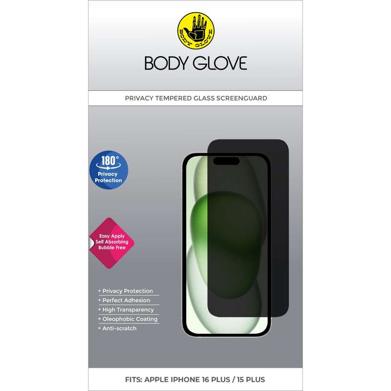 Apple iPhone 15 Plus Body Glove Privacy Screen Protector