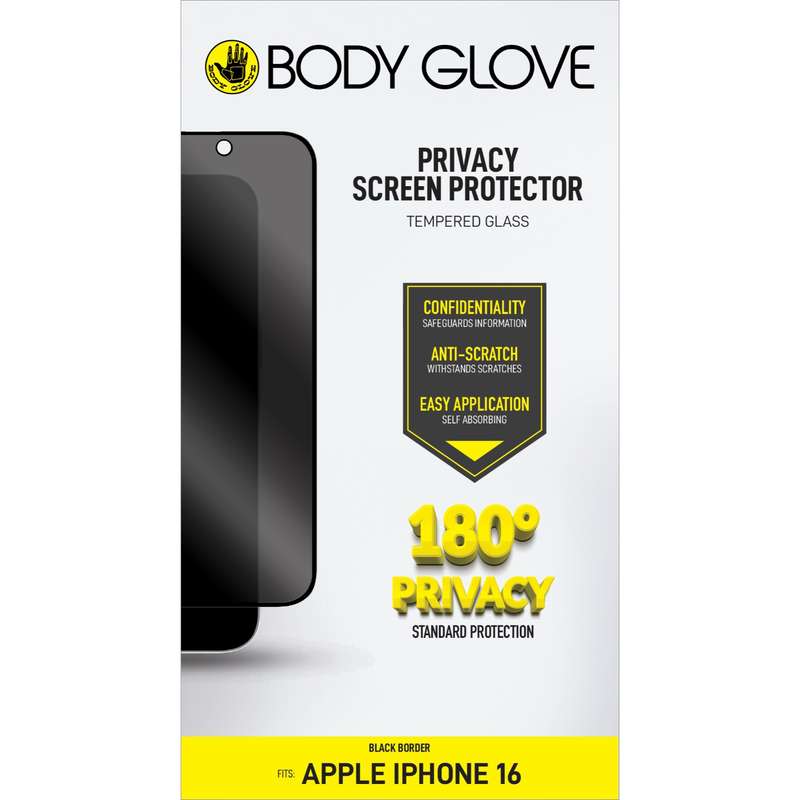 Apple iPhone 16 / iPhone 15 Body Glove Privacy Screen Protector
