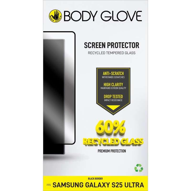 Samsung Galaxy S25 Ultra Body Glove Screen Protector - Black Border