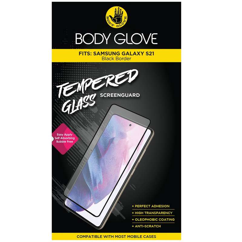 Samsung Galaxy S21 Body Glove Screen Protector - Black Border