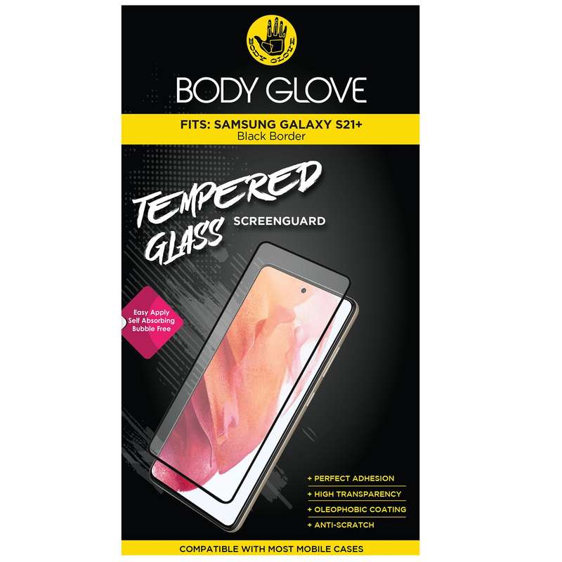Samsung Galaxy S21+ Body Glove Screen Protector - Black Border