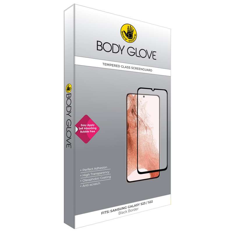 Samsung Galaxy S23 5G / S22 Body Glove Screen Protector - Black Border