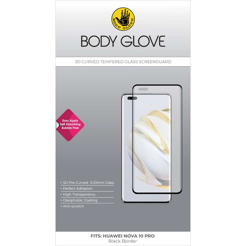 Huawei nova 10 Pro Body Glove Screen Protector Black Border