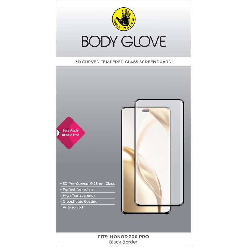 Honor 200 Pro Body Glove Screen Protector - Black Border
