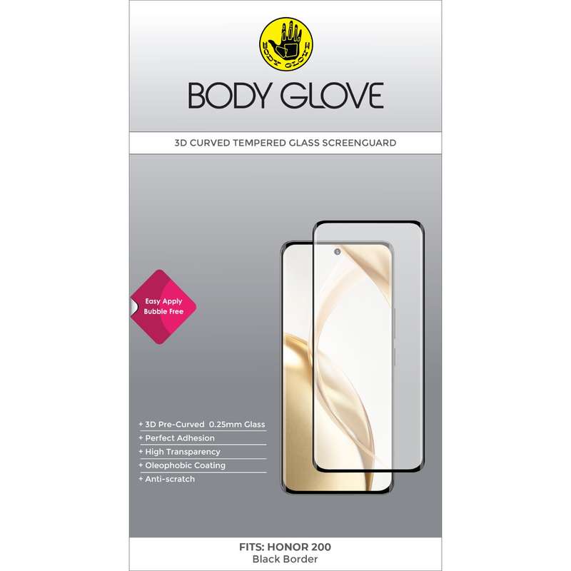Honor 200 Body Glove Screen Protector - Black Border