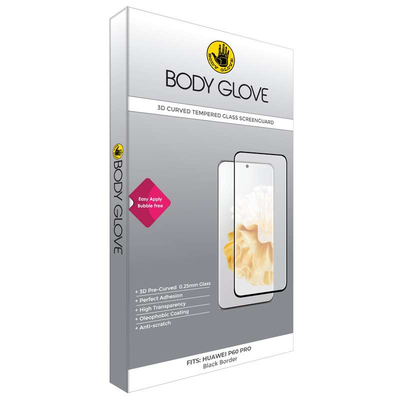 Hauwei P60 Pro Body Glove Screen Protector - Black Border