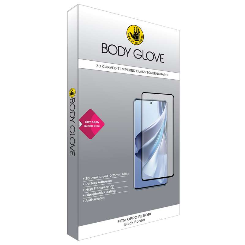 Oppo Reno10 Body Glove Screen Protector - Black Border