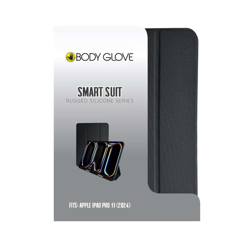 Apple iPad Pro 11 2024 Body Glove Silicone Smartsuit Case - Black