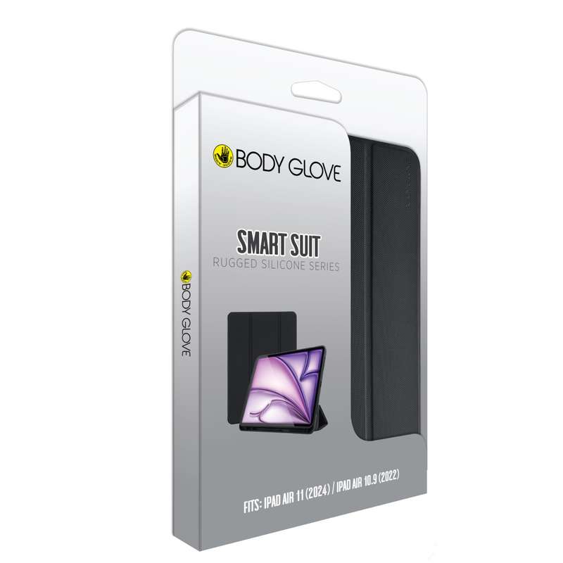 Apple iPad Air 5 2022 Body Glove Silicone Smartsuit Case - Black