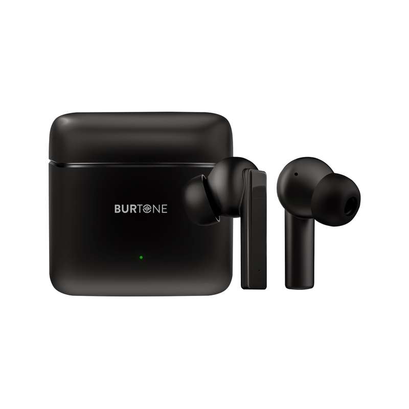 Burtone Metal Series Wireless Earbuds - Black