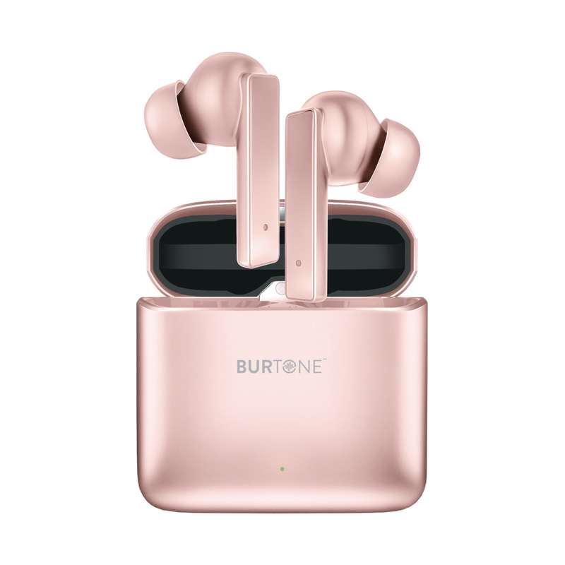 Burtone Metal Series Wireless Earbuds - Pink