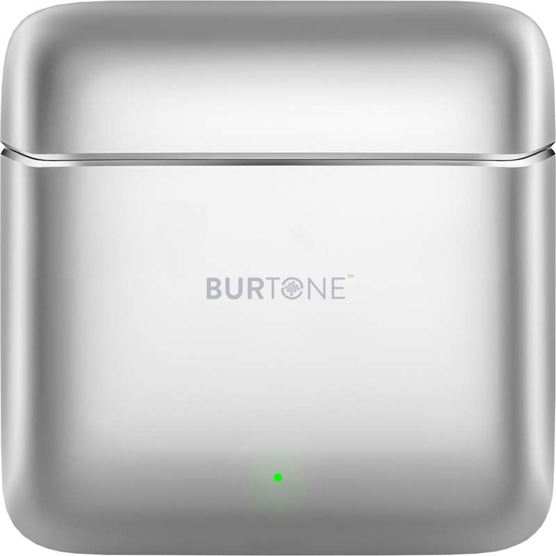 Burtone Metal Series Wireless Earbuds - Silver