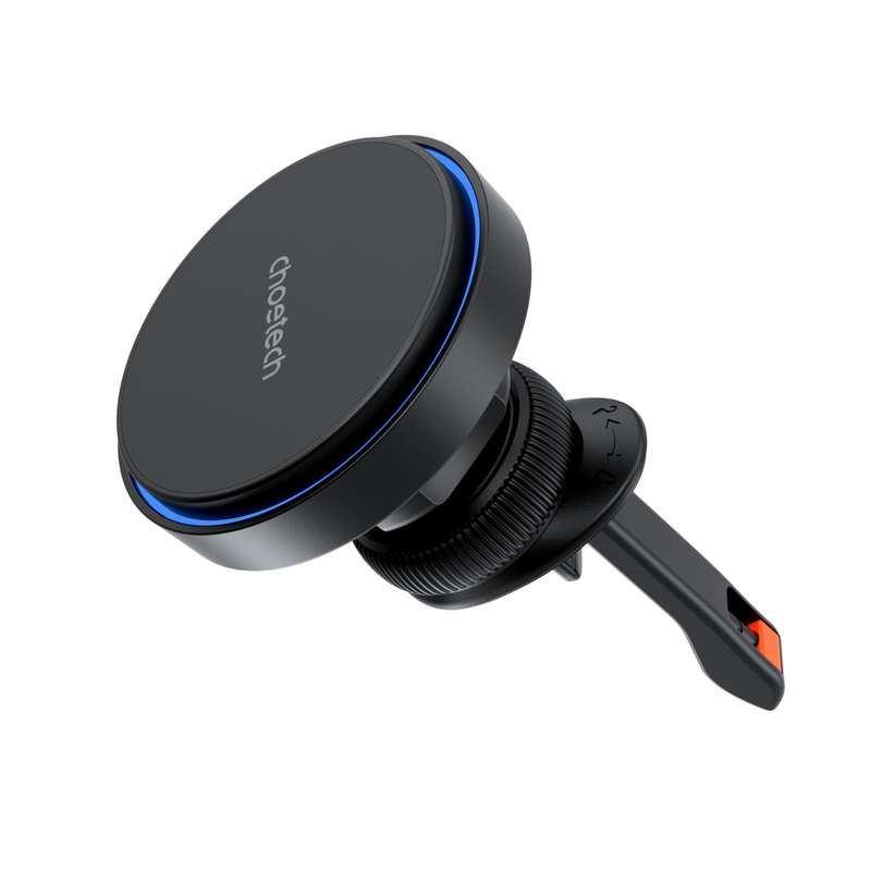 Choetech 15W Magnetic Wireless Car Charger - Black