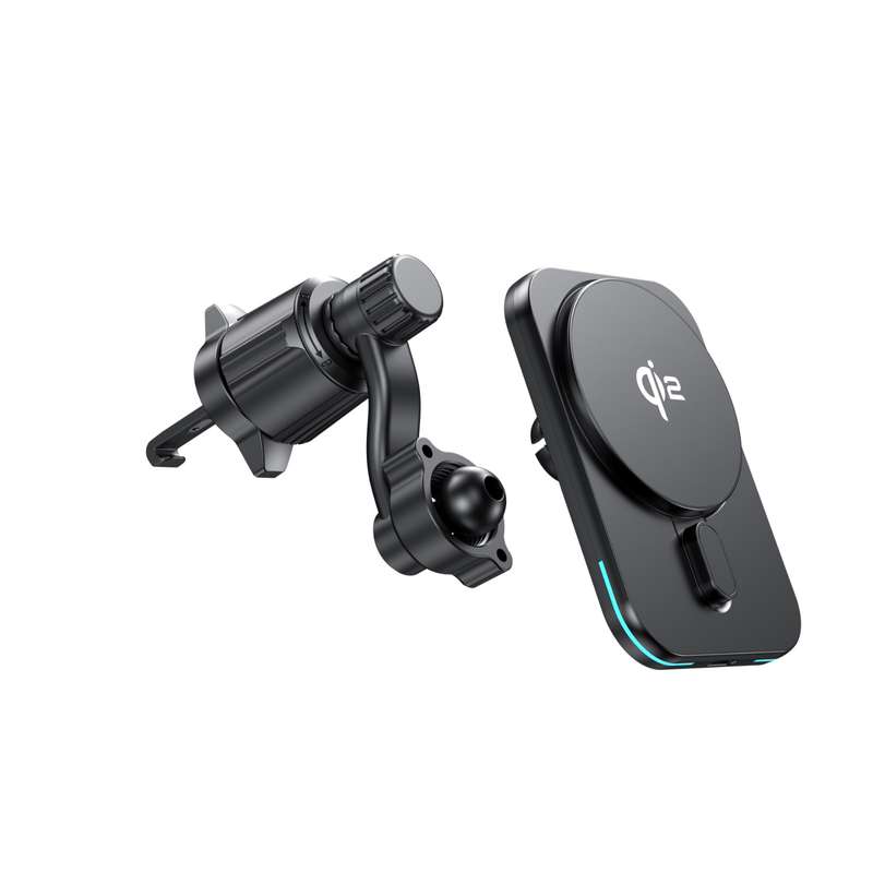 Choetech 15W Car Magnetic Wireless Charger - Black