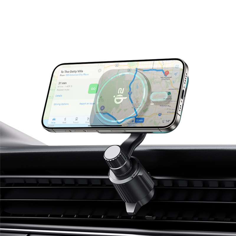 Choetech 15W Car Magnetic Wireless Charger - Black