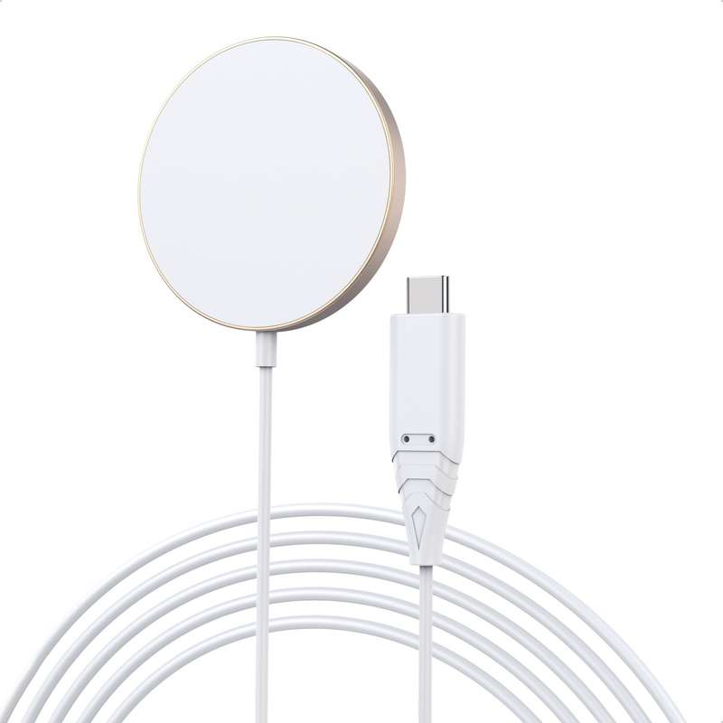 Choetech 15W MagSafe Type-C Magnetic Wireless Charging Pad Rose Gold