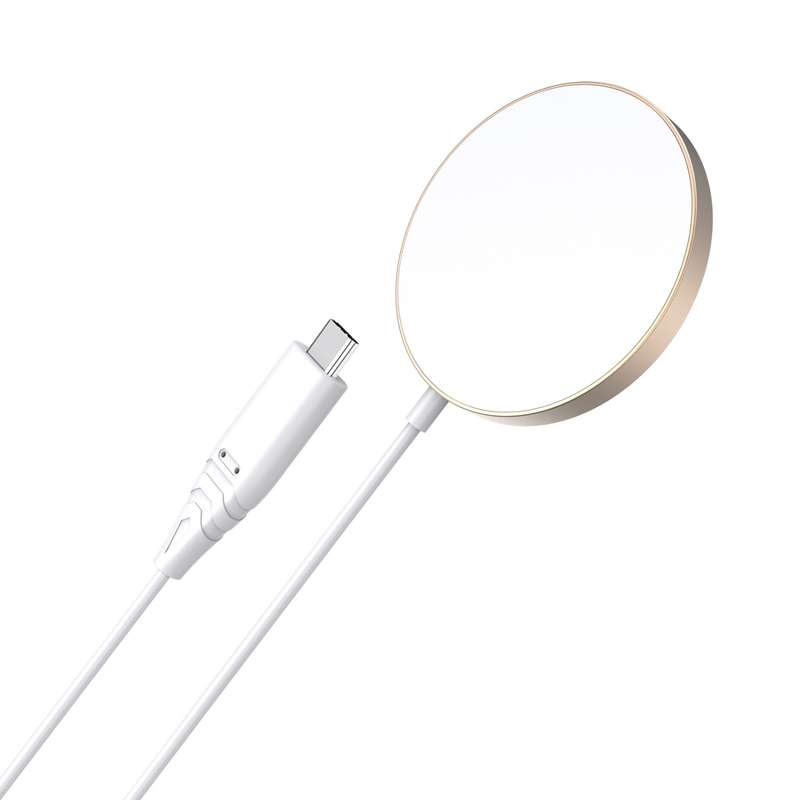 Choetech 15W MagSafe Type-C Magnetic Wireless Charging Pad Rose Gold