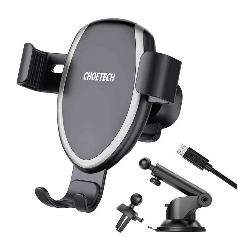 Choetech Car Charger Fast Wireless Charging Car Mount - 10W