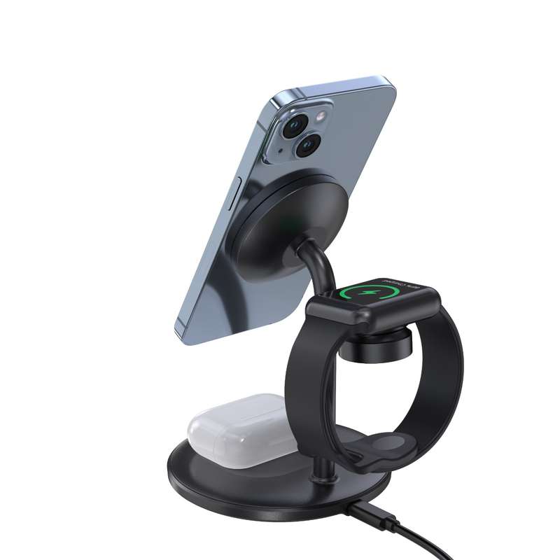 Choetech 15W Fast Wireless Charger - Magnetic Charging Stand