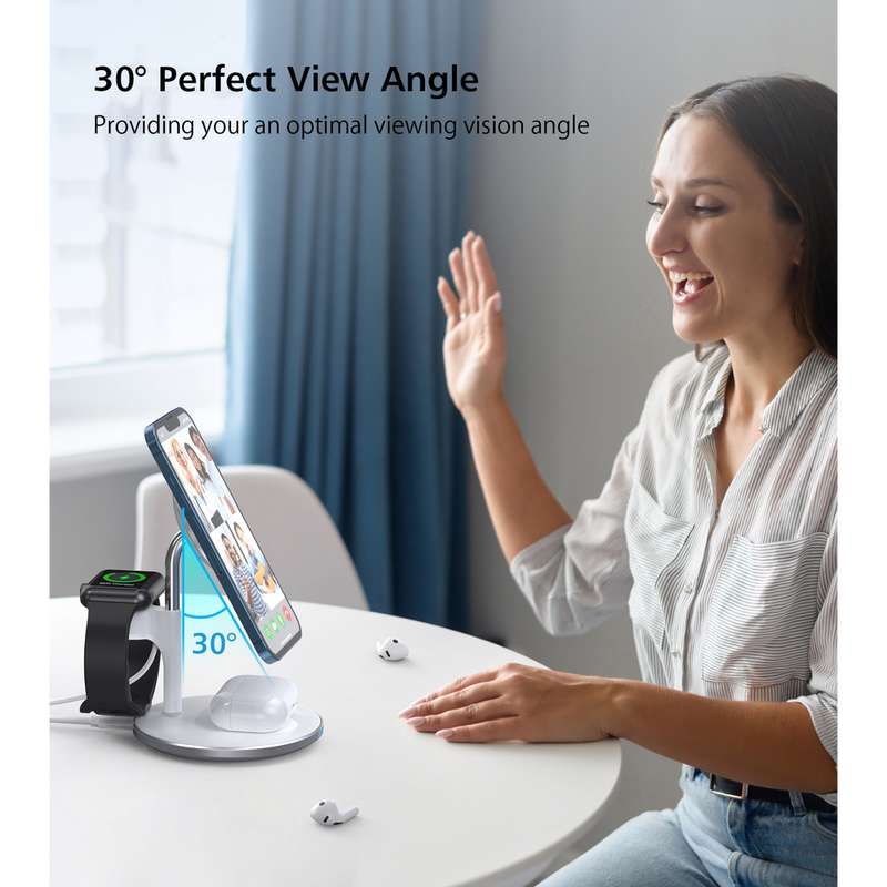 Choetech 15W Fast Wireless Charger - Charging Stand