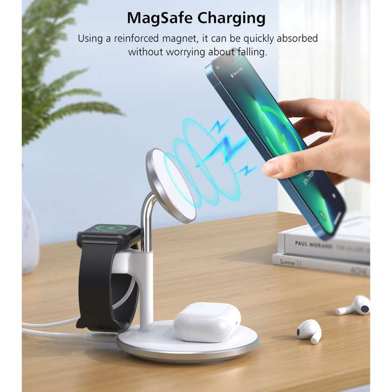 Choetech 15W Fast Wireless Charger - Charging Stand