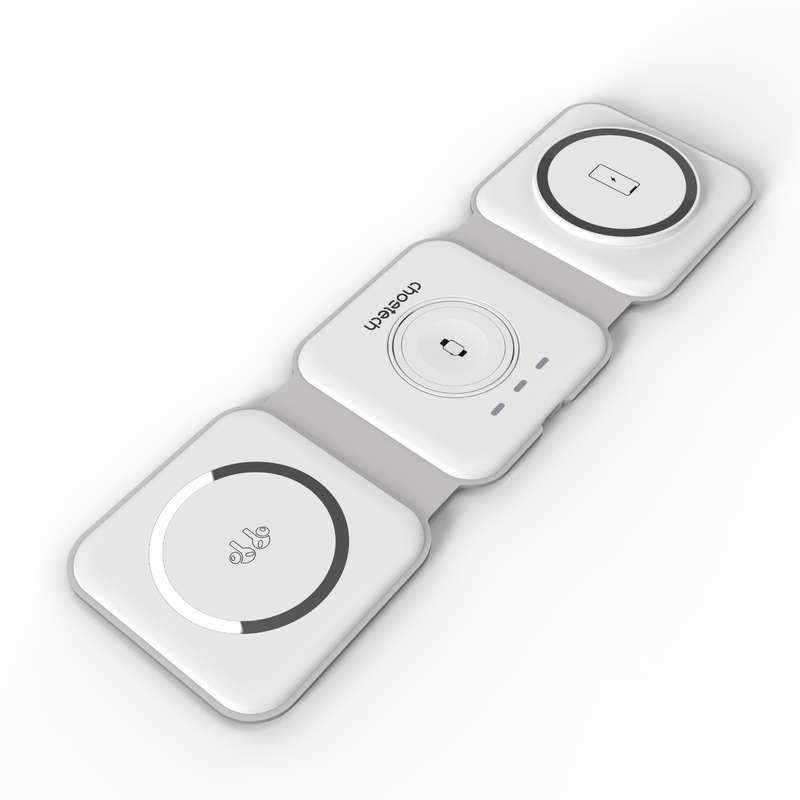 Choetech 15W Wireless Charger - 3 in 1 Magnetic Charging Pad