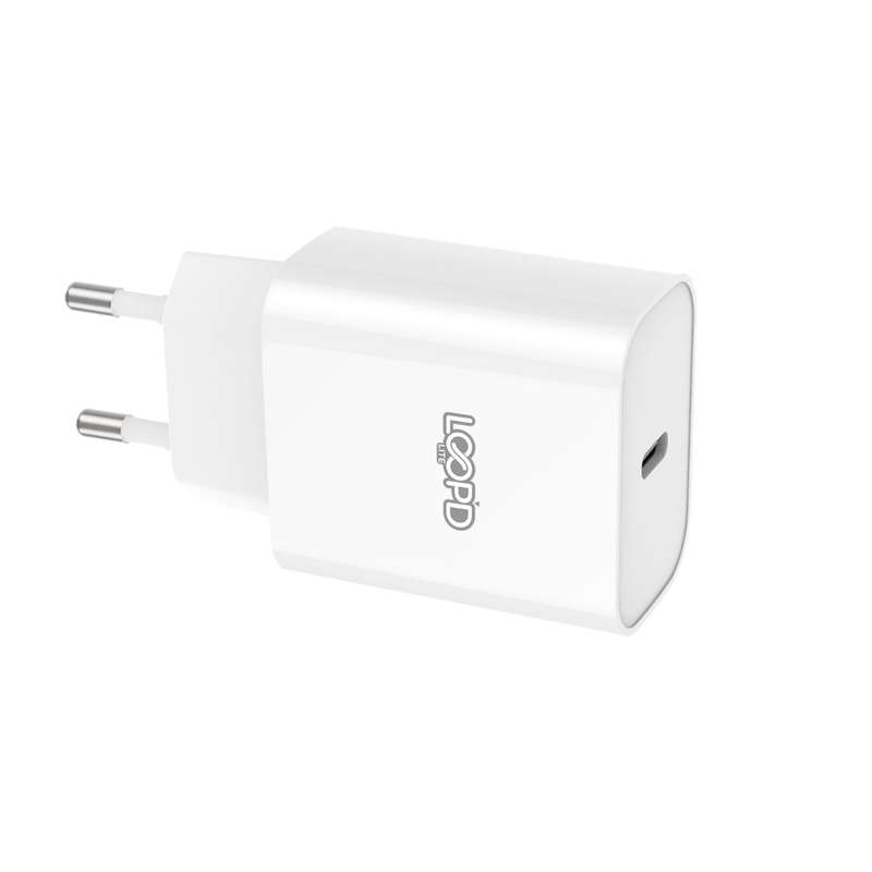 LOOPD Lite 20W Wall Charger Fast Charging Adapter 1 Port White