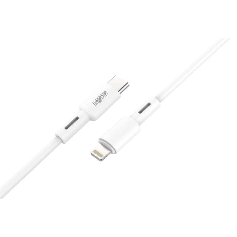 Loopd Lite 27W Type C To Lightning Cable - 1m White