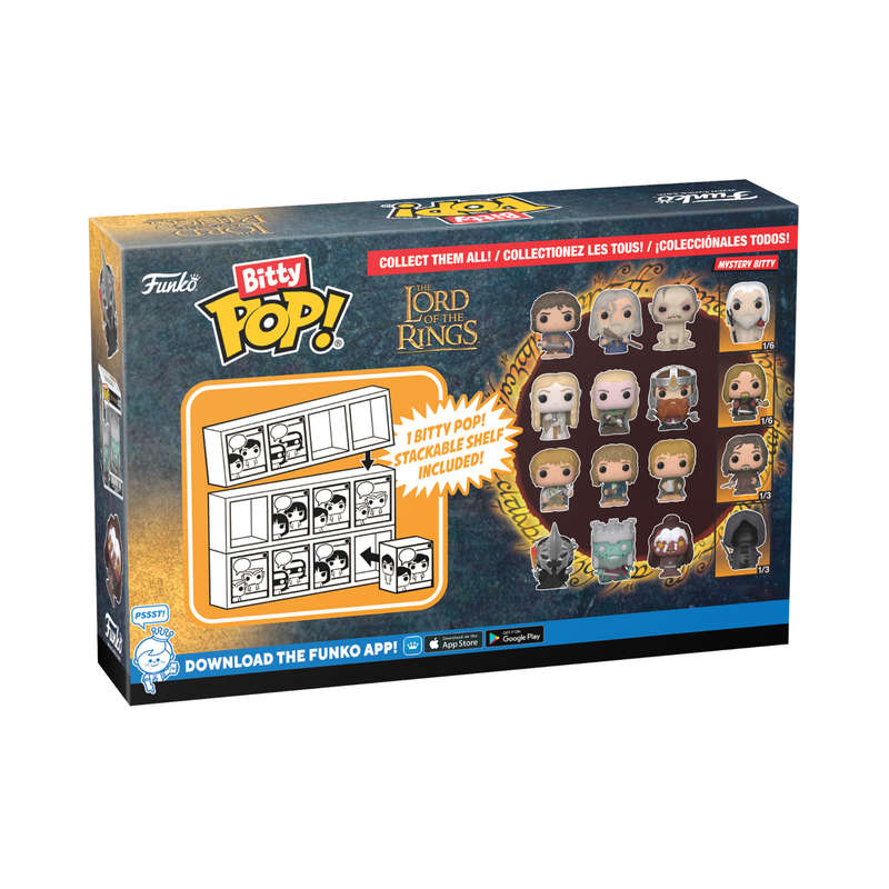 Lord Of The Rings Funko Bitty Pop Series 2 4 Pack Galadriel Legolas Gimli