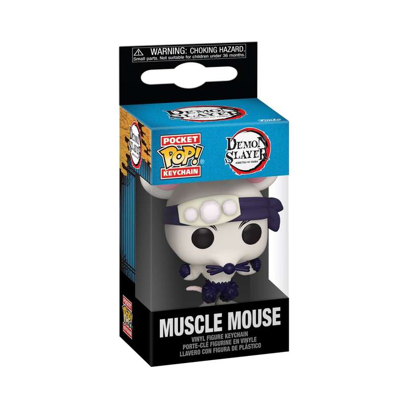 Muscle Mouse  Demon Slayer Funko Pop Pocket Keychain