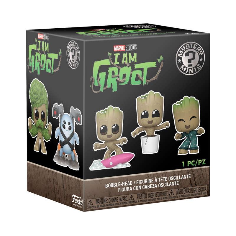 I Am Groot  Funko Mystery Mini Bobblehead Figurines
