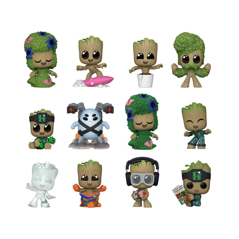 I Am Groot - Funko Mystery Mini Bobblehead Figurines