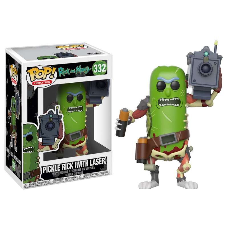Funko Pop Animation 332 Rick & Morty - Pickle Rick (With Laser)