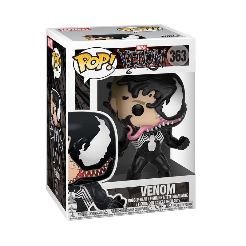 Funko Pop Marvel Venom-Venom Or Eddie Brock Bobble Head