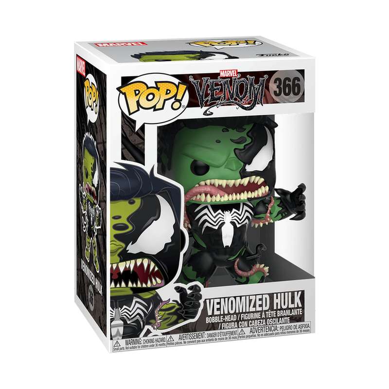 Funko Pop Marvel Venom Venomized Hulk Bobblehead