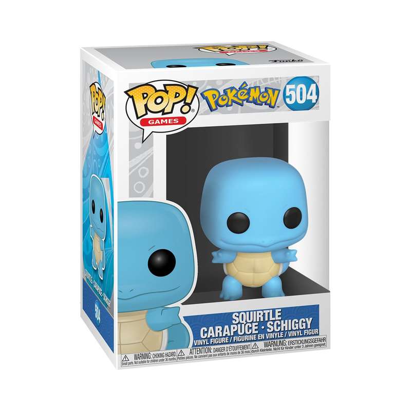 Squirtle - Pokemon Funko Pop Vinyl Figure #504