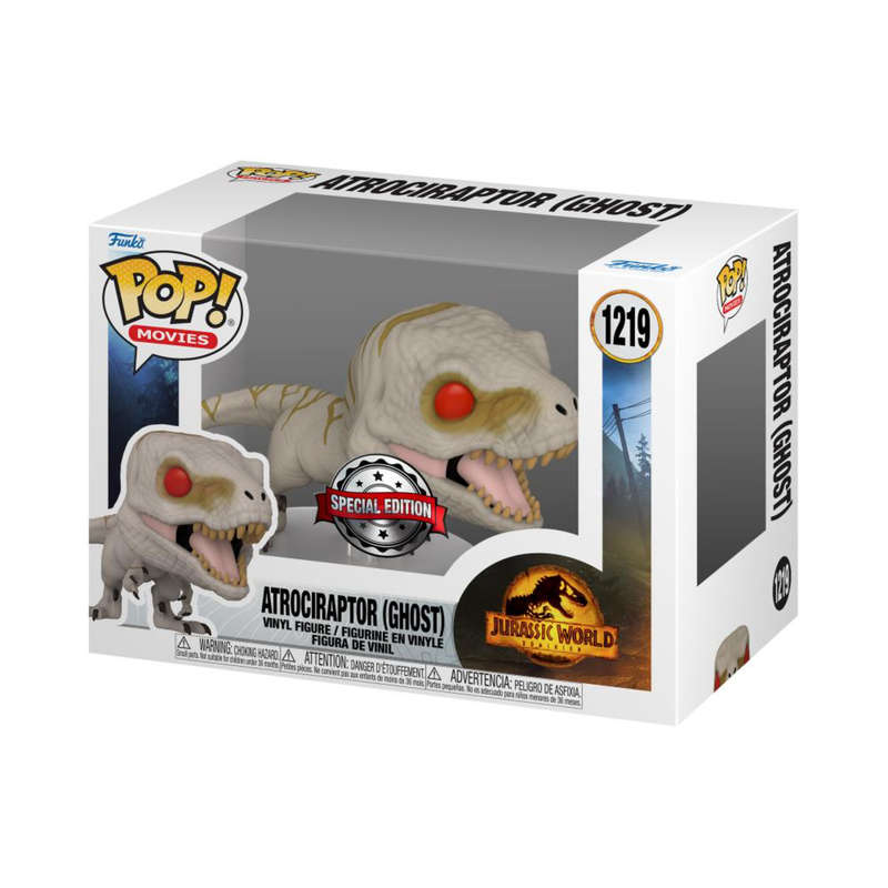 Atrociraptor Ghost - Jurassic World Funko Pop Vinyl Figure #1219