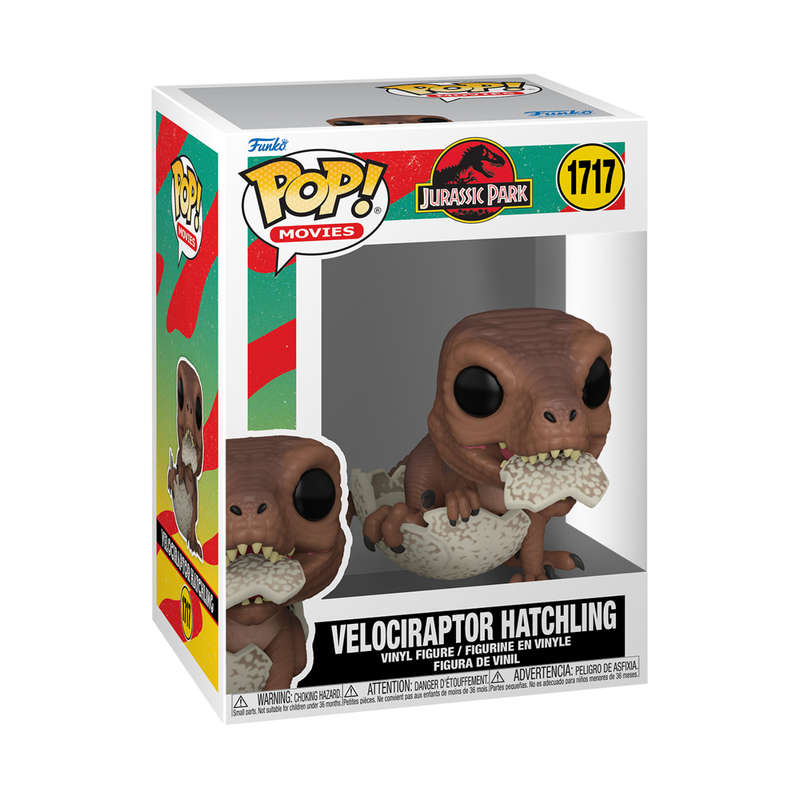 Jurassic Park Funko Pop - Velociraptor Hatchling #1717 Vinyl Pop Figure