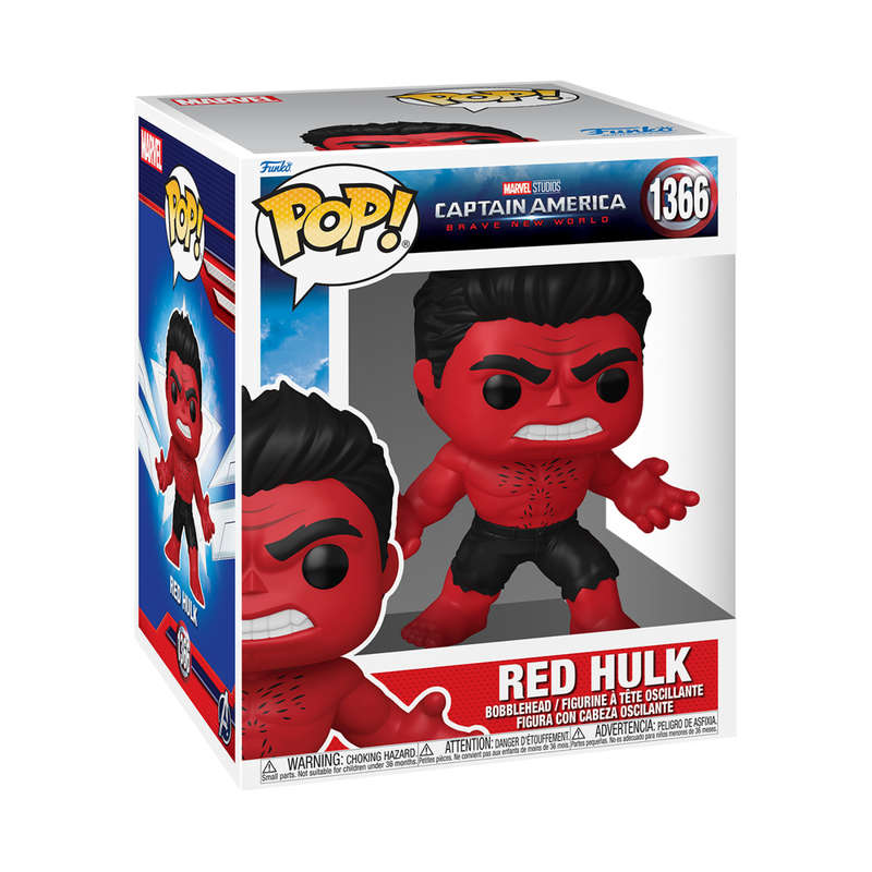 Red Hulk  Marvel Captain America Funko Pop Bobblehead Figure #1366