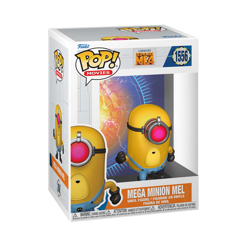 Mega Minion Mel  Despicable Me 4 Funko Pop Vinyl Figure #1556