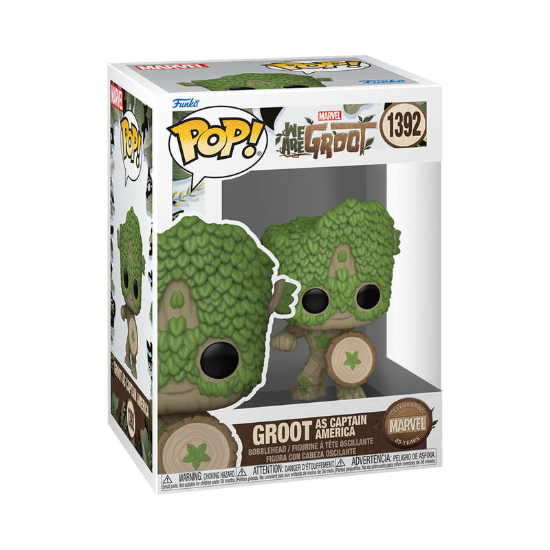 Groot as Captain America - We Are Groot Funko Pop Vinyl Figure #1392