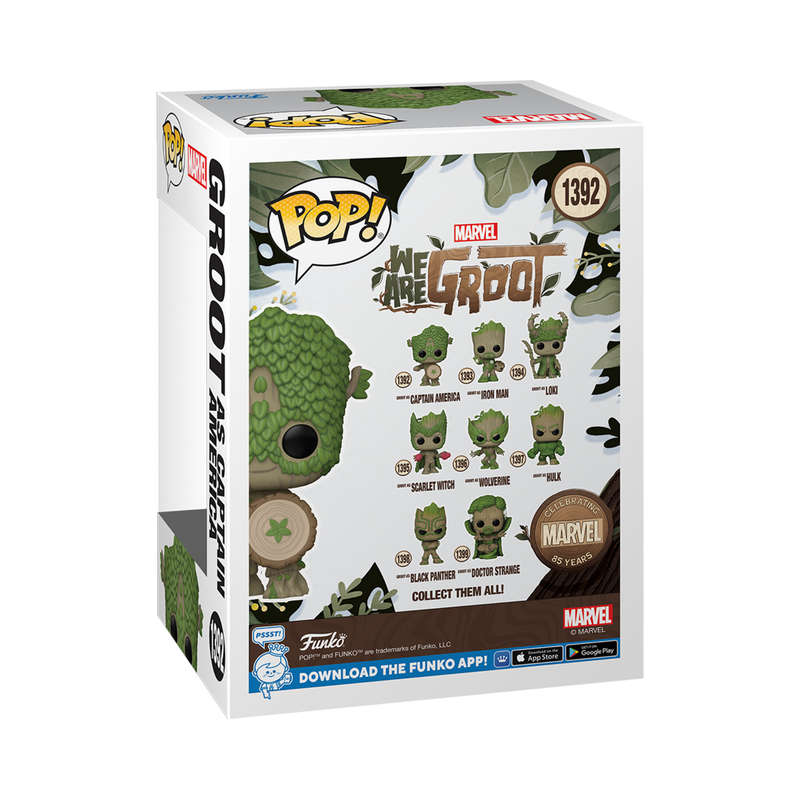 Groot as Captain America - We Are Groot Funko Pop Vinyl Figure #1392