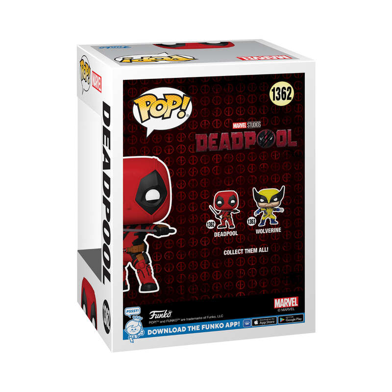 Marvel Studios Deadpool Funko Pop Bobble Head Figurine 1362