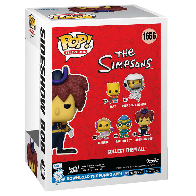 Sideshow Bob - The Simpsons Funko Pop Vinyl Figure #1656