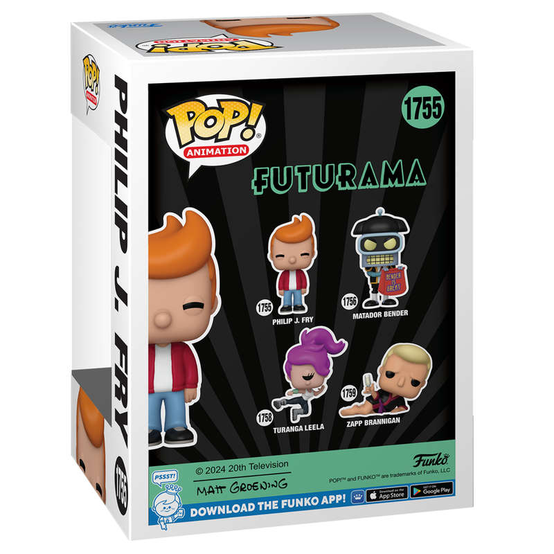 Philip J. Fry - Futurama Funko Pop Vinyl Figure #1755