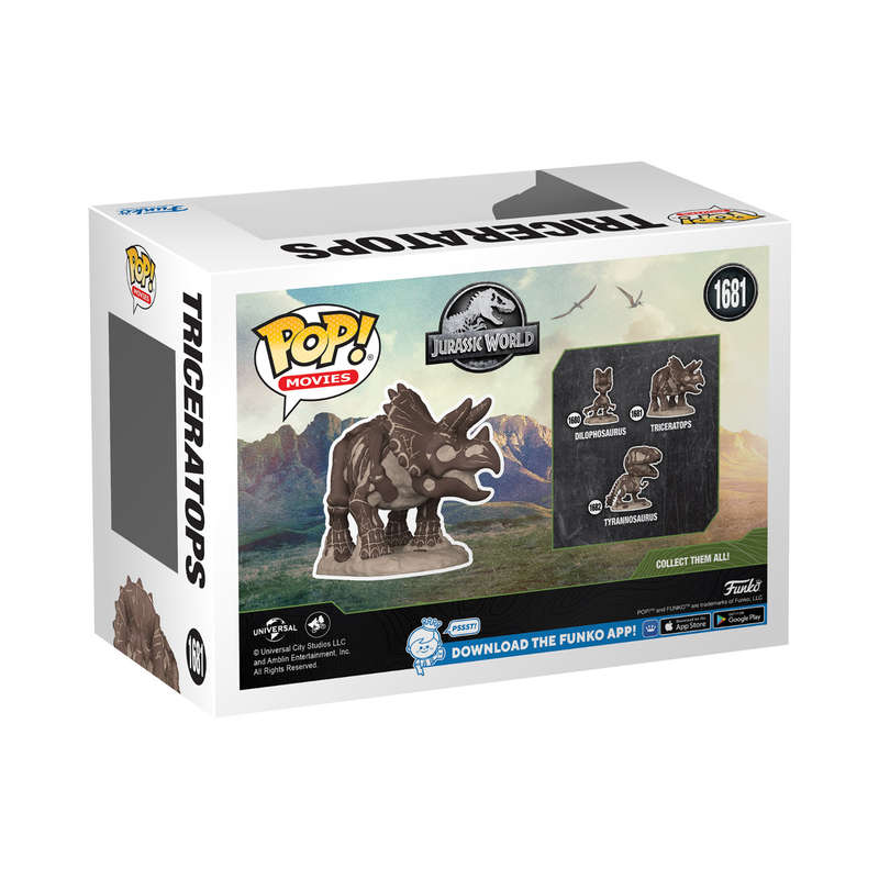 Triceratops Fossil - Jurassic Park Funko Pop Vinyl Figure #1681
