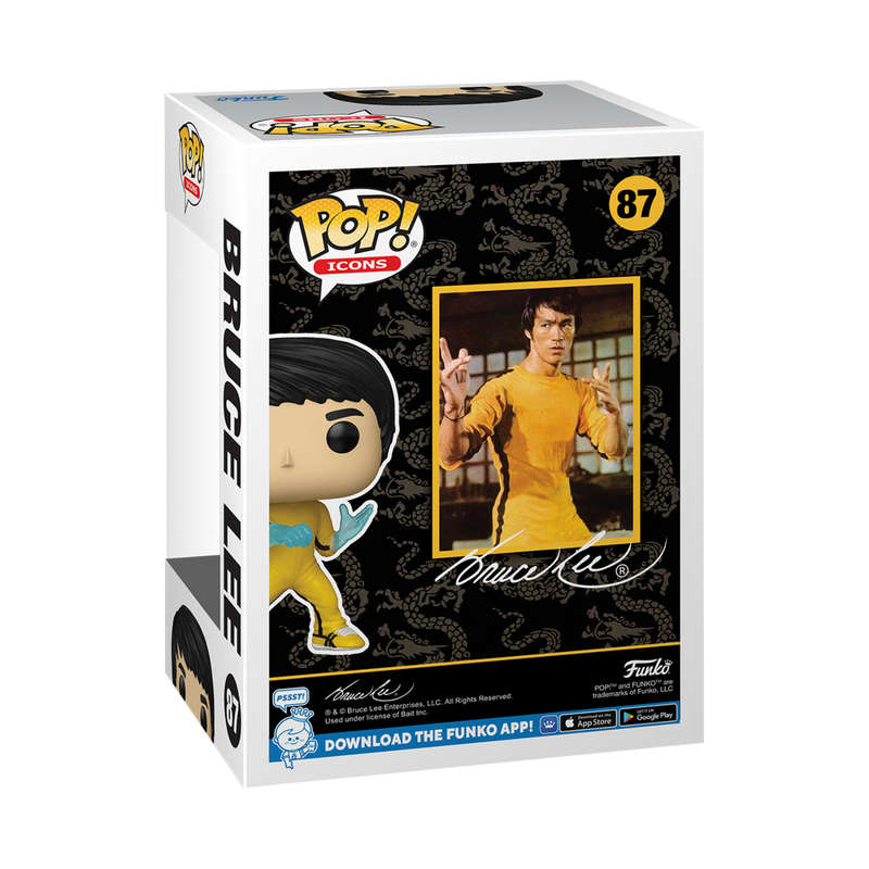 Bruce Lee Be Water Funko Pop Vinyl Figure Icons 87