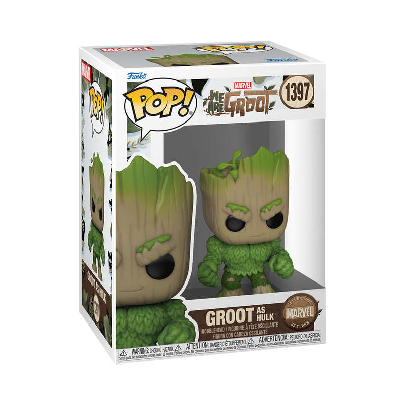 We Are Groot  Groot As Hulk Funko Pop Bobblehead Figure 1397