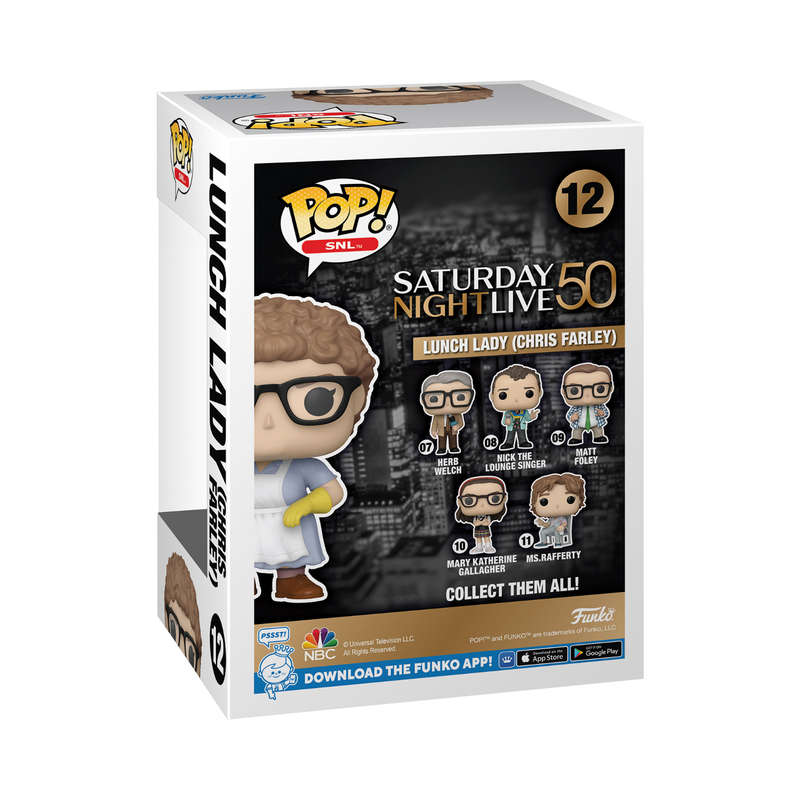 Lunch Lady Chris Farley - SNL Funko Pop Vinyl Figure #12