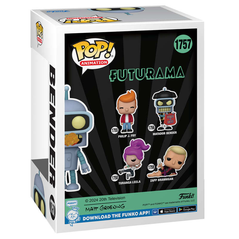 Bender Burping - Futurama Funko Pop Vinyl Figure #1757